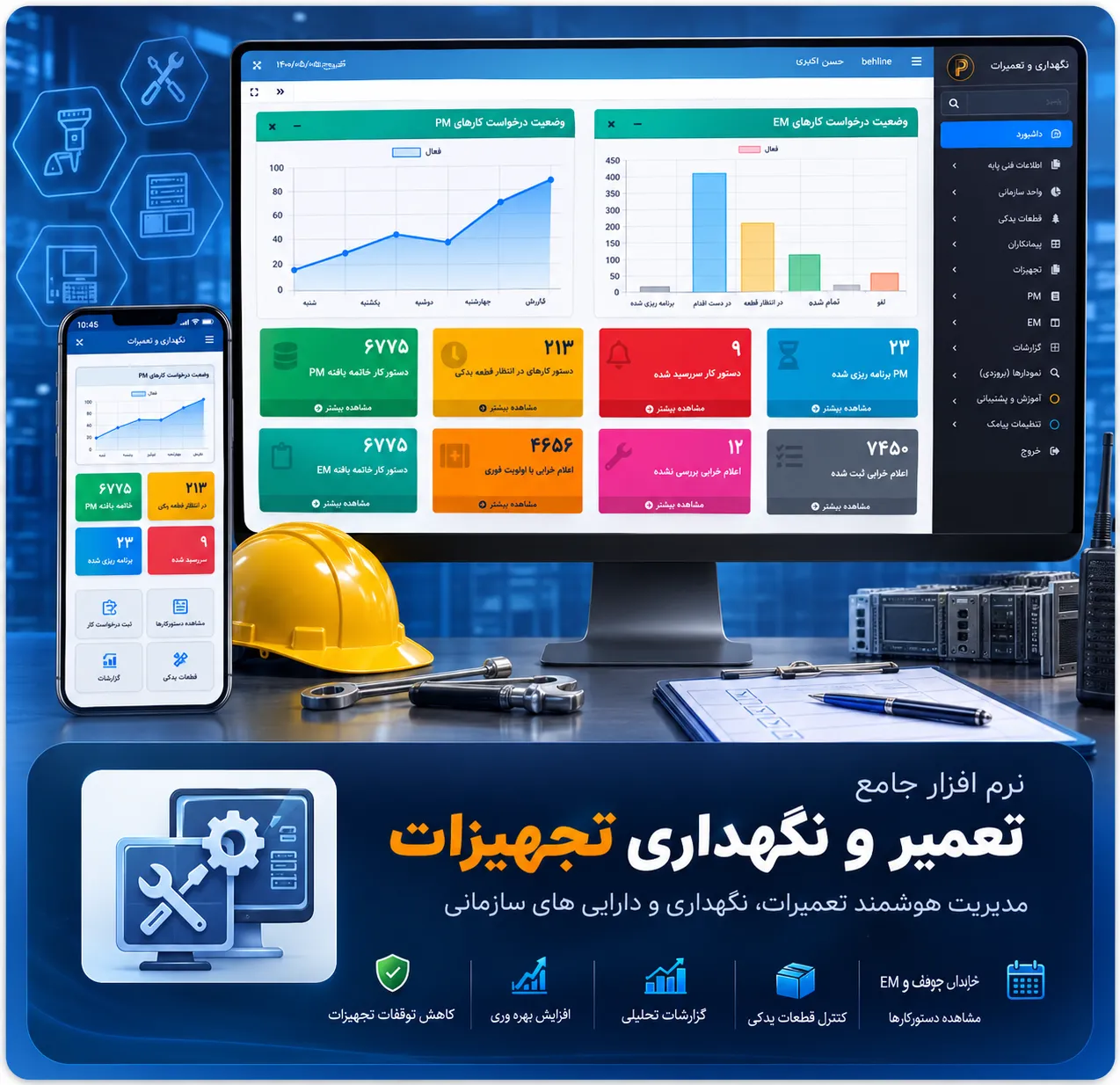 Smart equipment maintenance management software