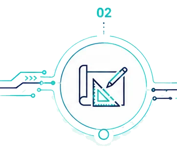 Software architecture and UI/UX design icon