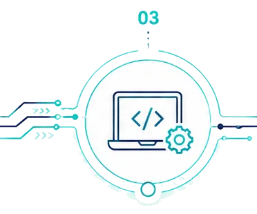 Software development and testing icon